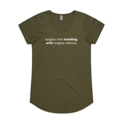 Foundation - Women's Scoop neck T Dark Thumbnail